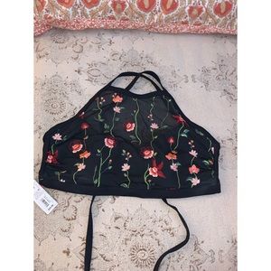 Xhileration plus size bathing suit top